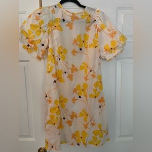 Target “A New Day” brand Yellow and White Dress Size Small